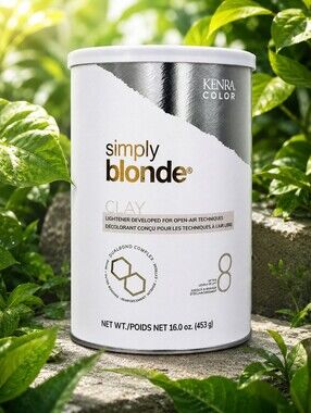 KENRA Simply Blonde Clay Lightner   Balayage Hair Bleach Powder Professional